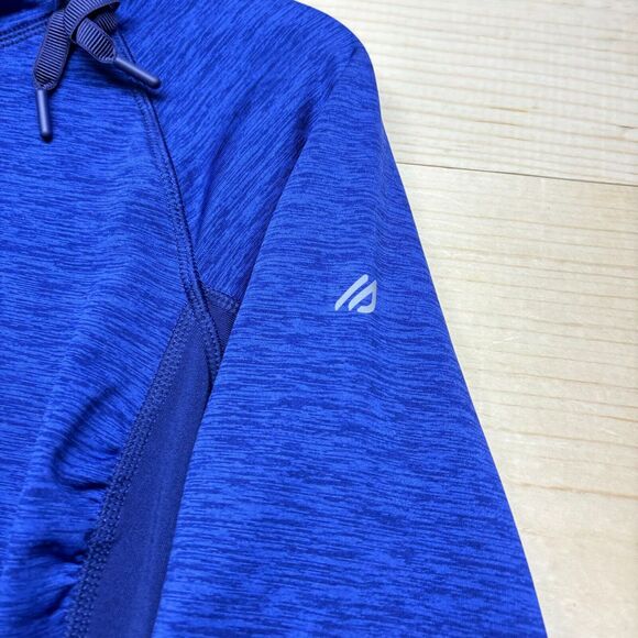 Eddie Bauer Sweater Womens XS Blue Purple Pullover Motion Active Cowl Neck - Picture 3 of 12